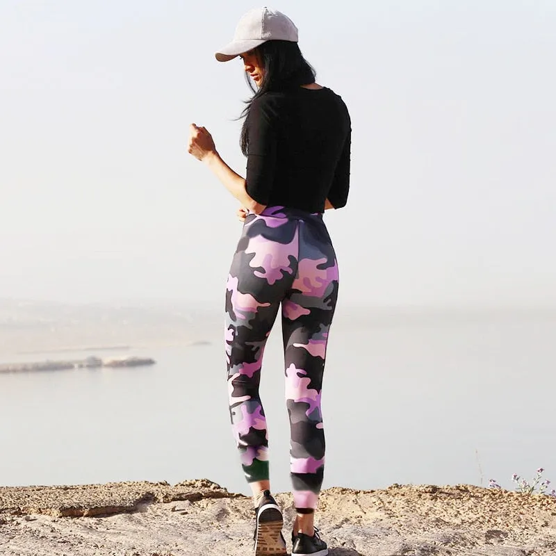 Gina Workout Fitness Camouflage Leggings