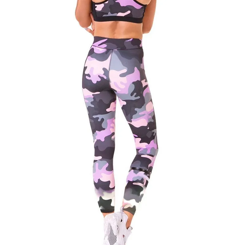 Gina Workout Fitness Camouflage Leggings