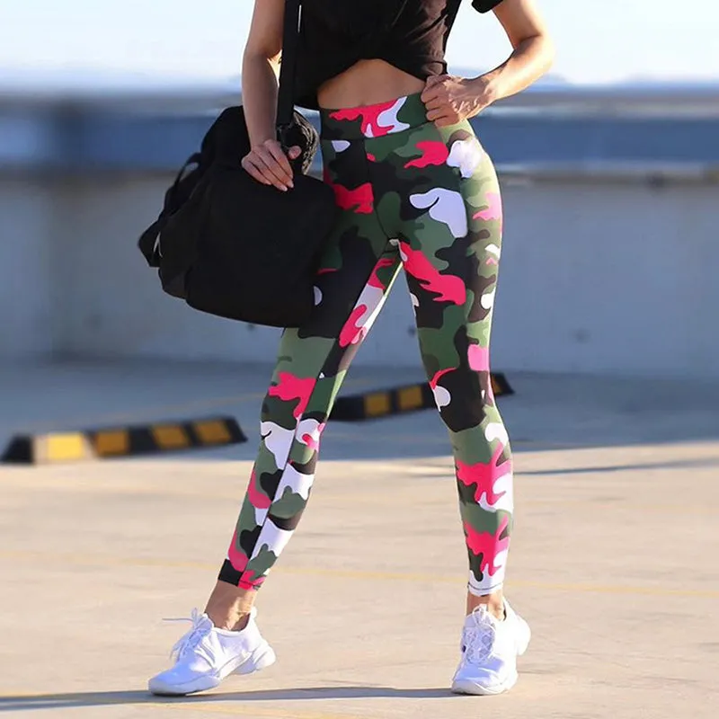 Gina Workout Fitness Camouflage Leggings
