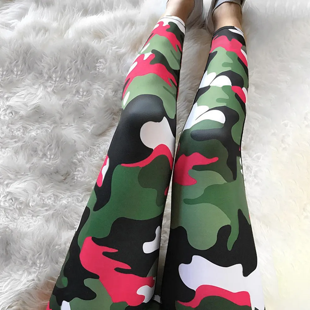 Gina Workout Fitness Camouflage Leggings