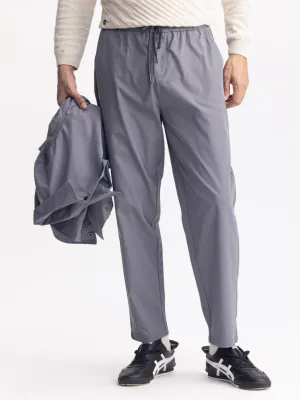 Grey Loose Crop Jogger Pant
