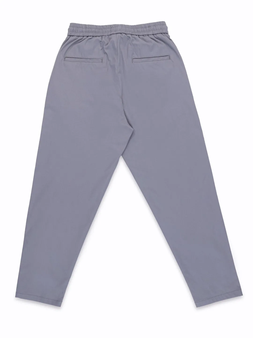 Grey Loose Crop Jogger Pant