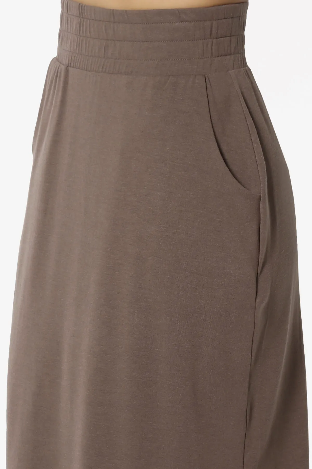 Hadyn Casual Elastic High Waist Straight Skirt