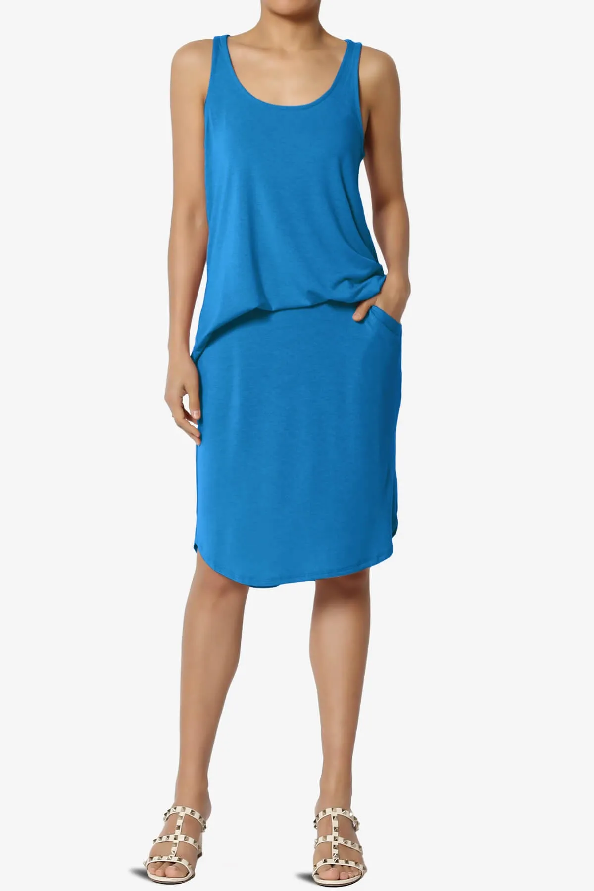Hadyn Casual Elastic High Waist Straight Skirt