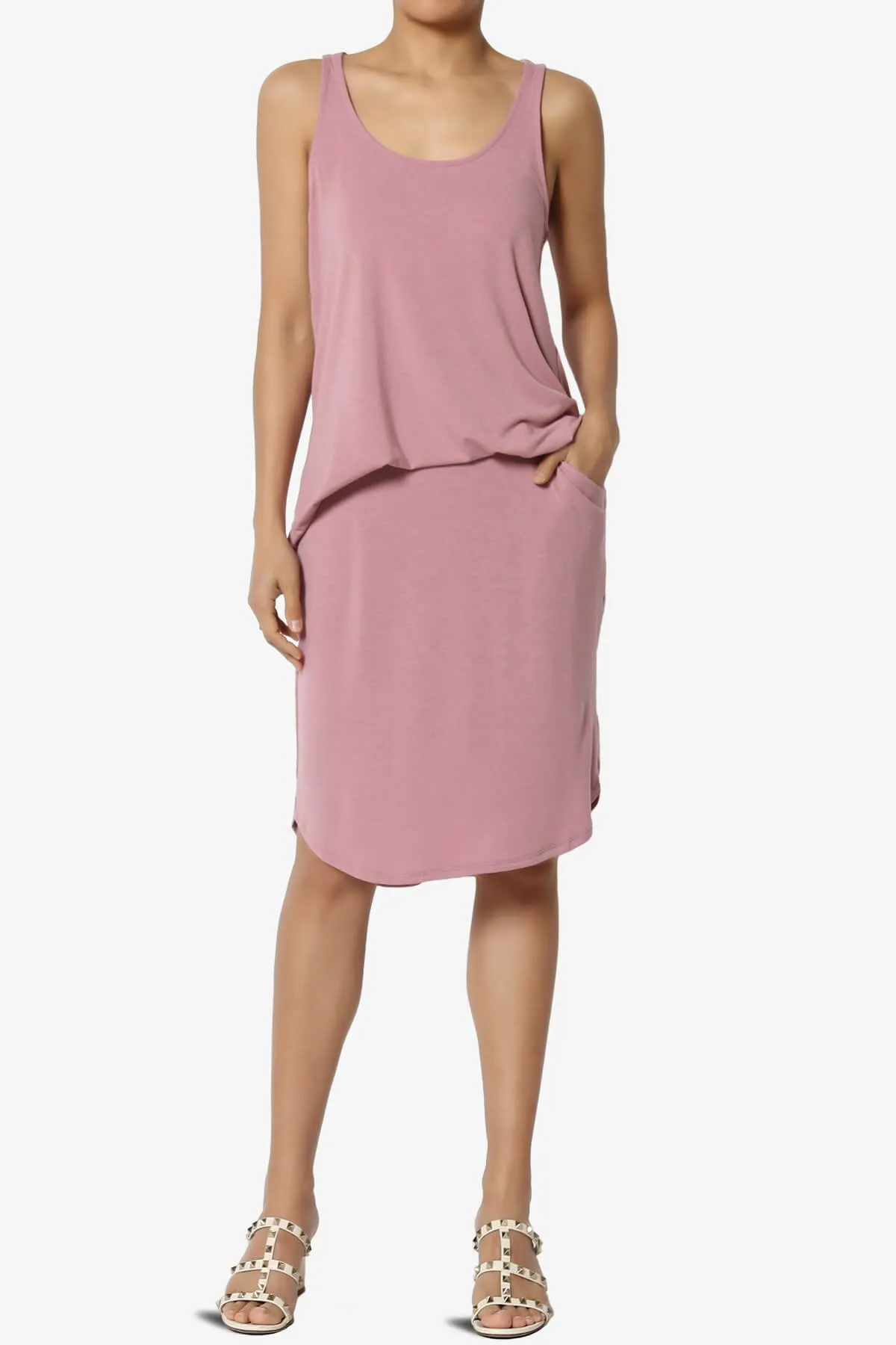 Hadyn Casual Elastic High Waist Straight Skirt