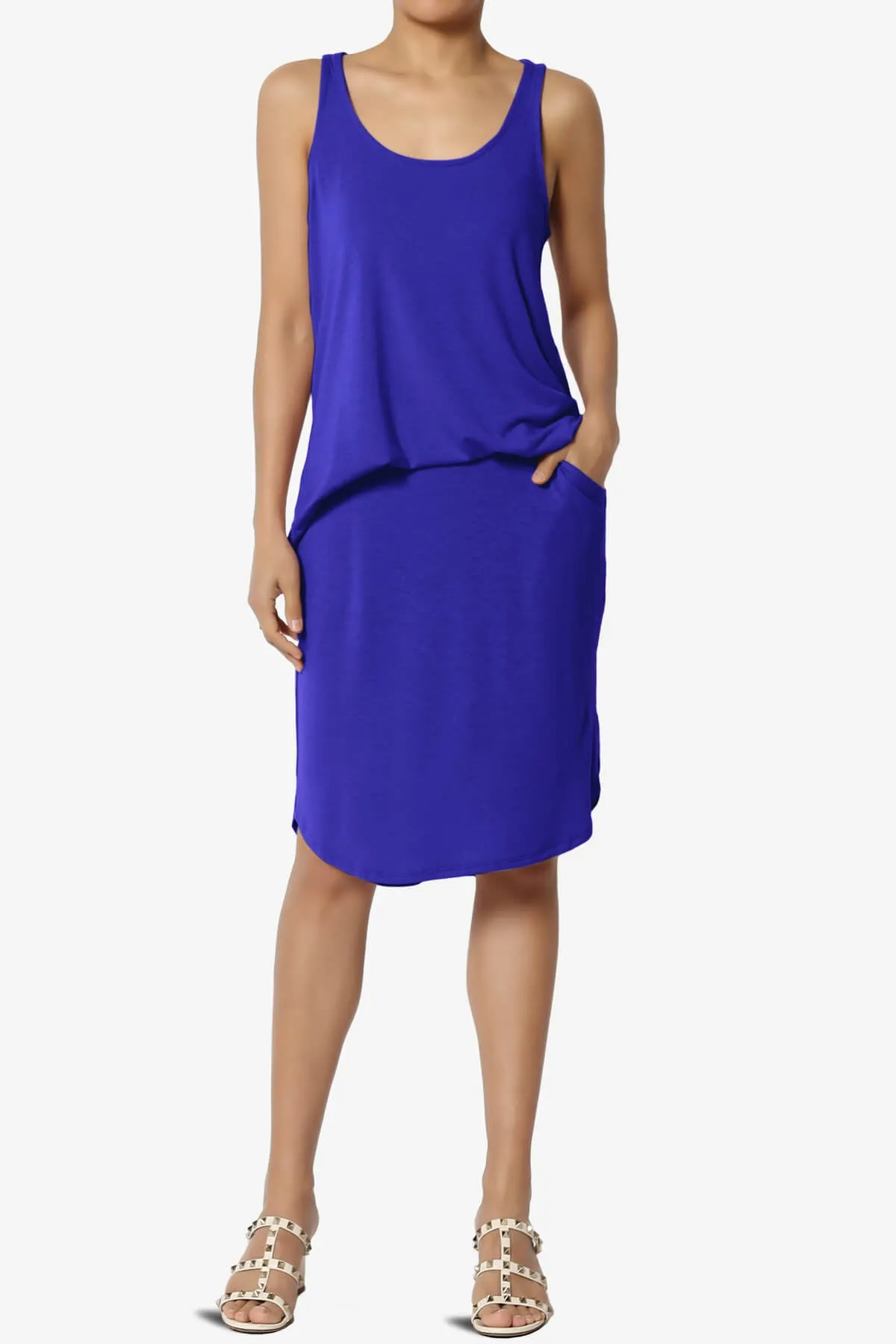 Hadyn Casual Elastic High Waist Straight Skirt