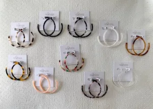 Harlow Resin Thin Hoop