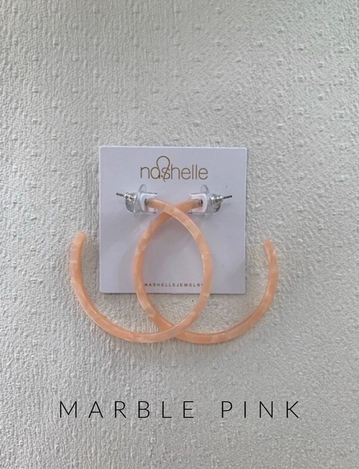 Harlow Resin Thin Hoop