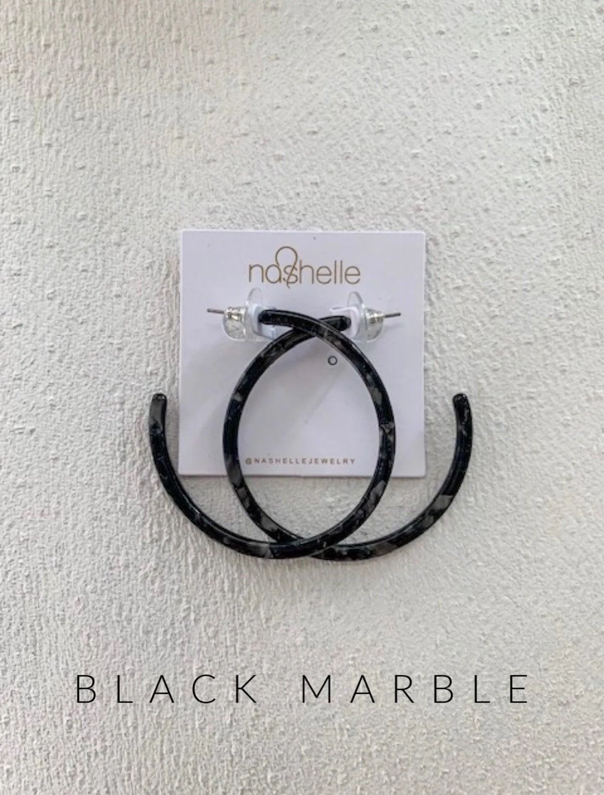 Harlow Resin Thin Hoop