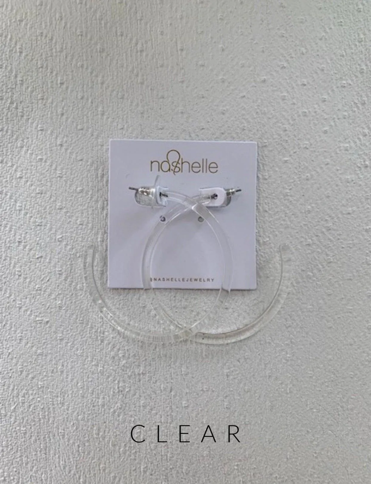 Harlow Resin Thin Hoop