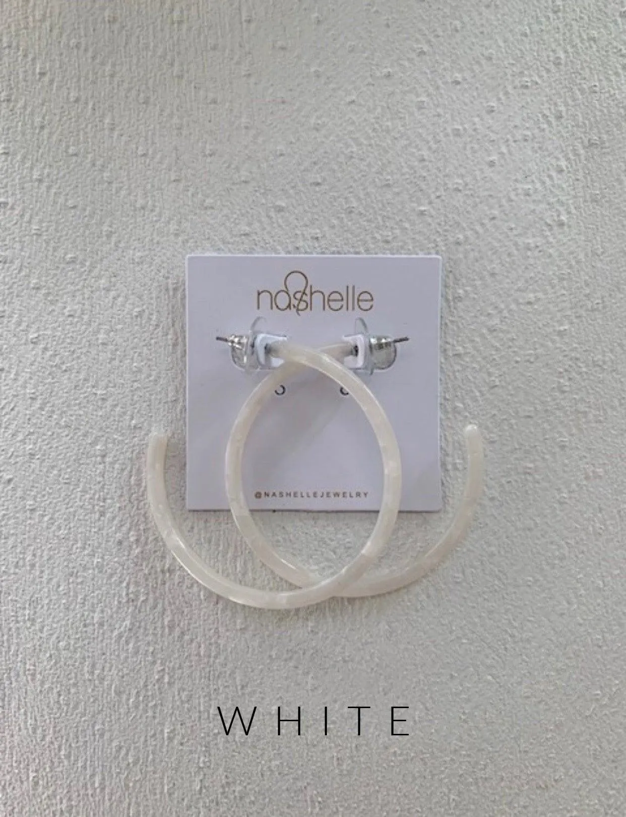 Harlow Resin Thin Hoop