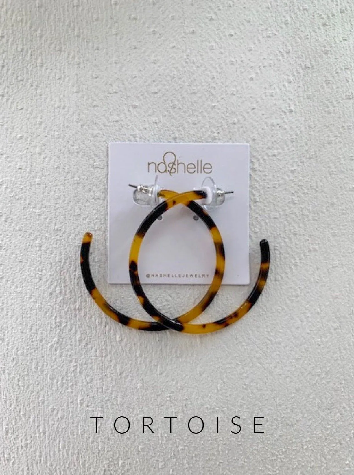 Harlow Resin Thin Hoop