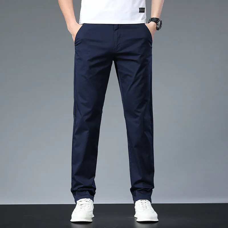 High-end Casual Cotton Grey Pants