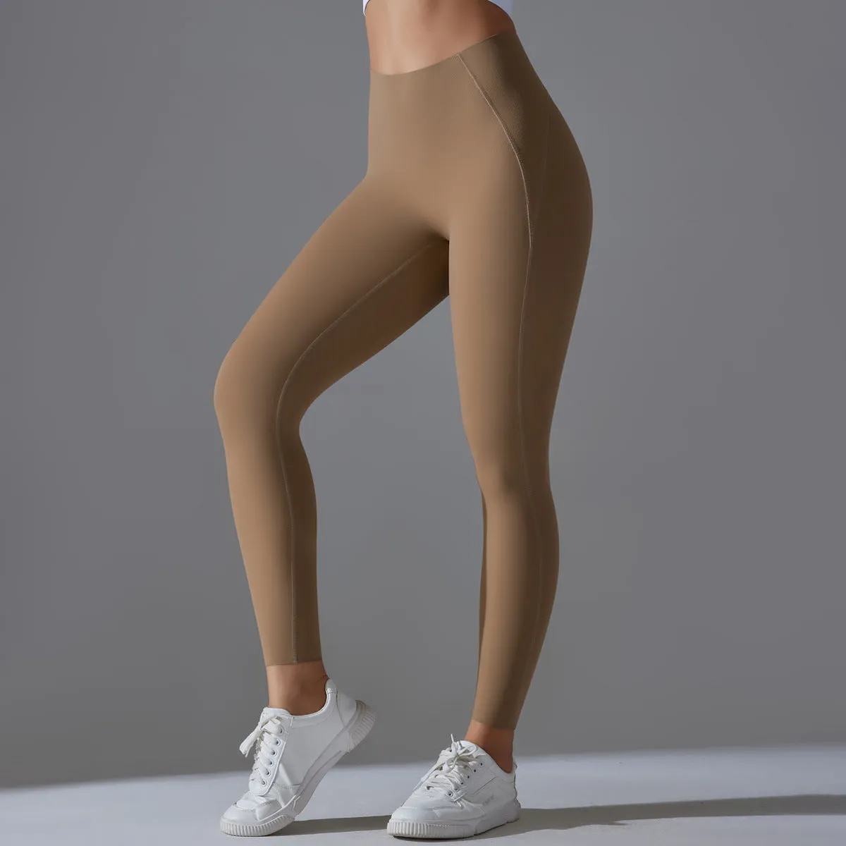 High Waist Nude Feel Double Sided Yoga Pants
