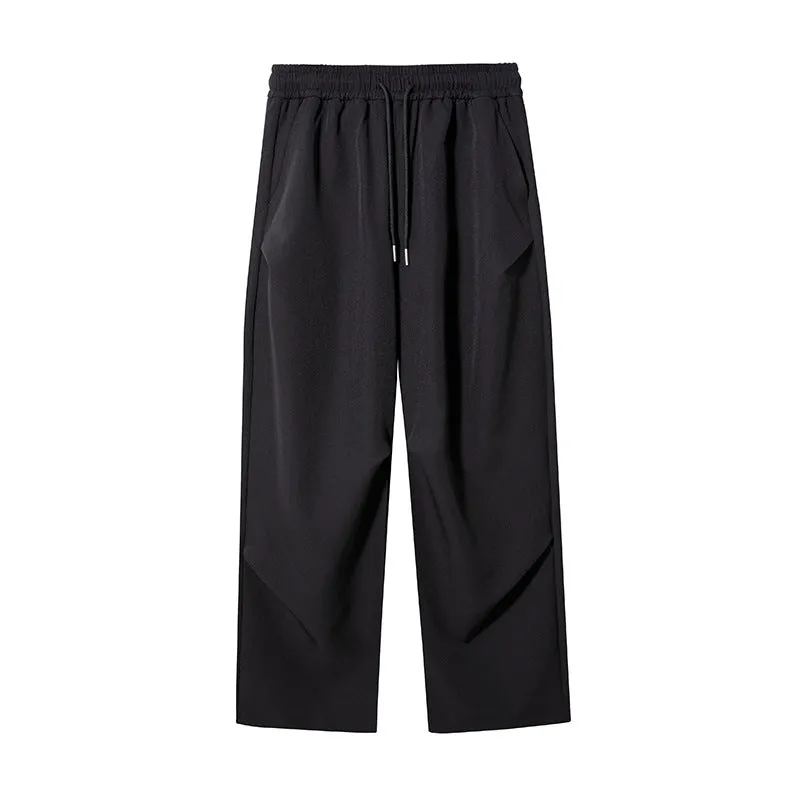 INSTOCK - Three-dimensional pleated design casual pants