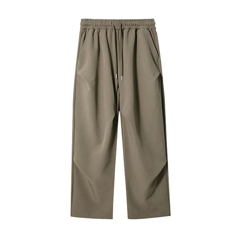 INSTOCK - Three-dimensional pleated design casual pants