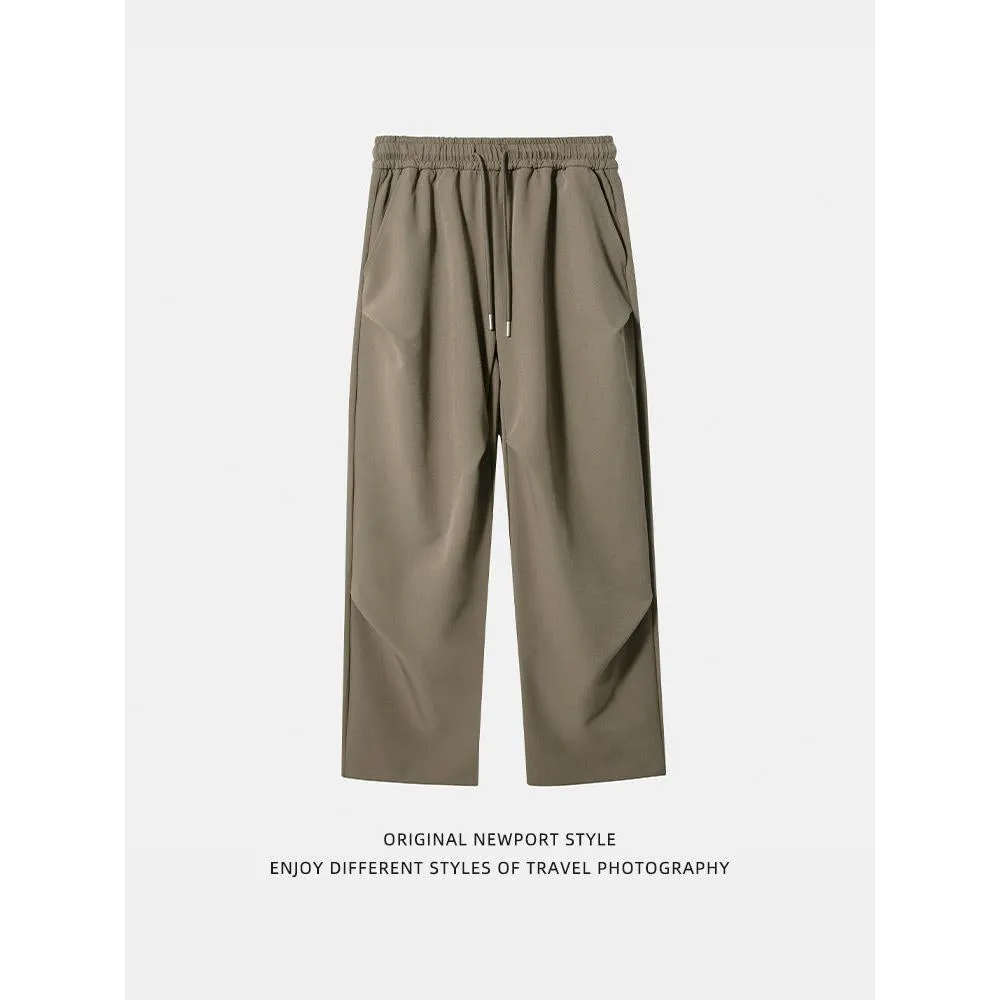 INSTOCK - Three-dimensional pleated design casual pants