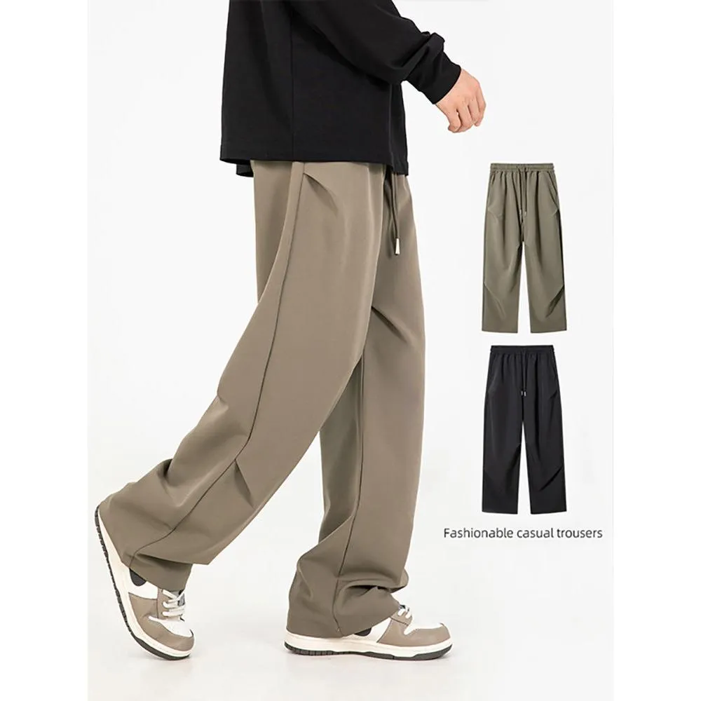 INSTOCK - Three-dimensional pleated design casual pants