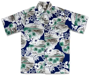 Island Pareo (Navy)