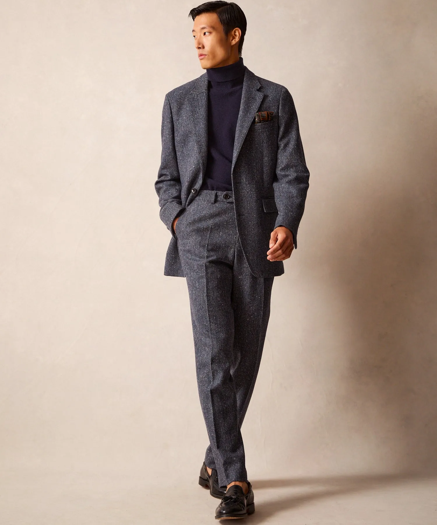 Italian Donegal Herringbone Sutton Trouser