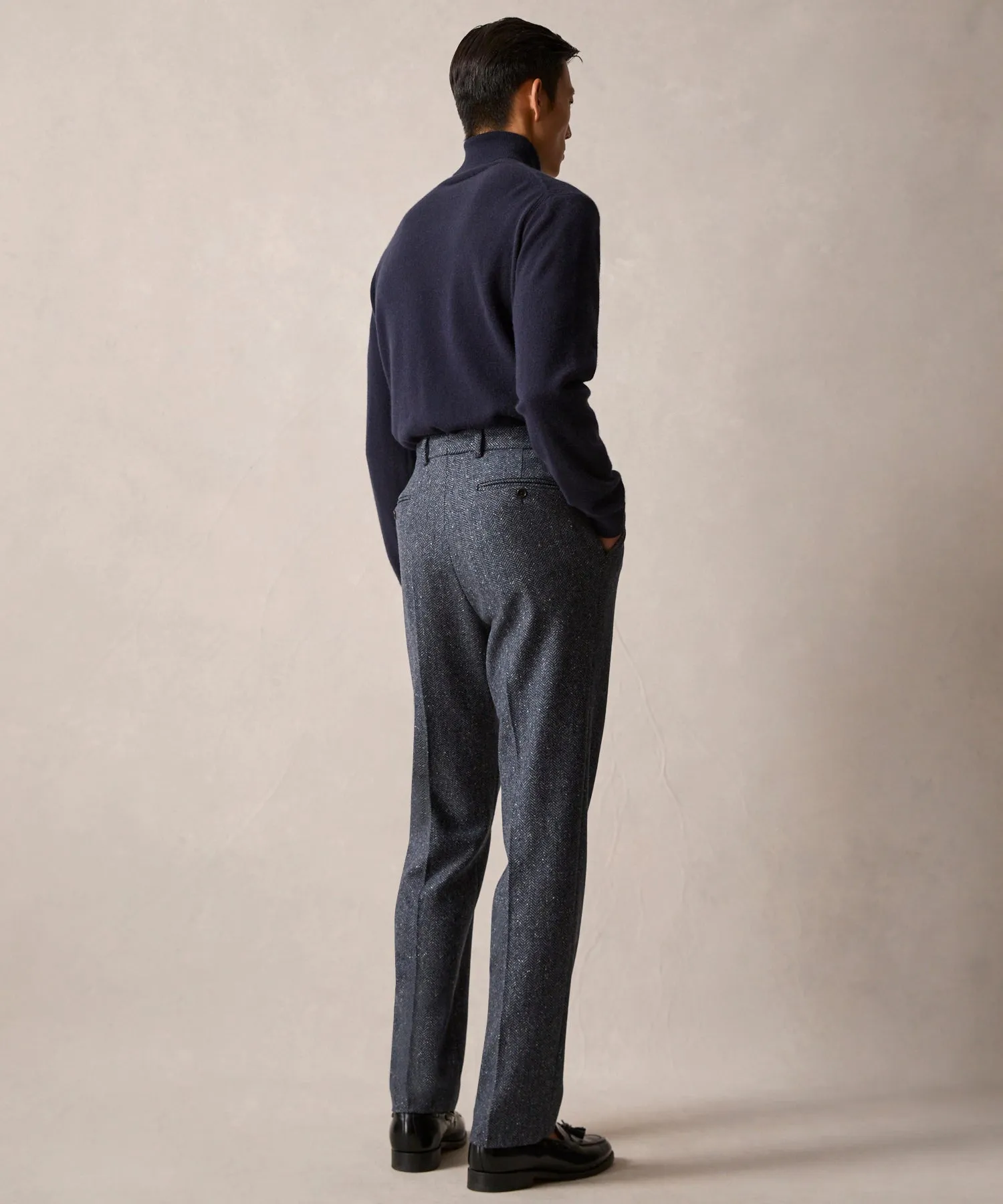 Italian Donegal Herringbone Sutton Trouser