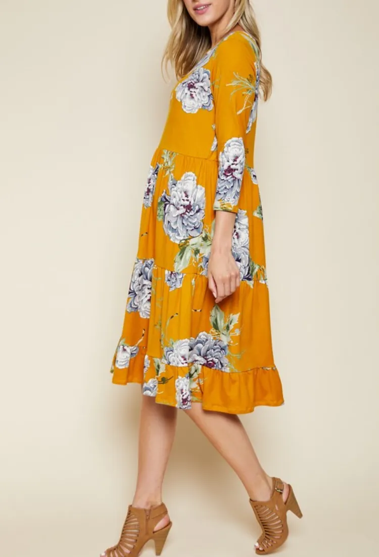 Juniper Floral Dress-Final Sale