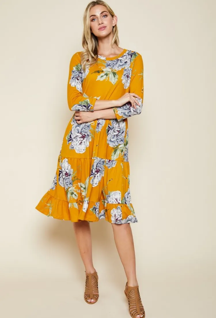 Juniper Floral Dress-Final Sale