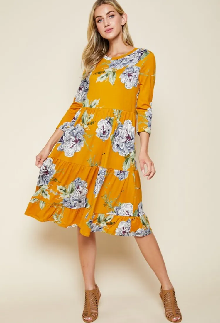 Juniper Floral Dress-Final Sale