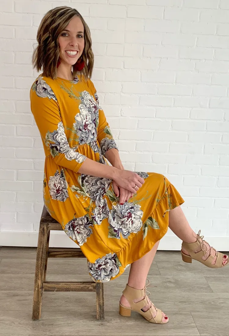 Juniper Floral Dress-Final Sale