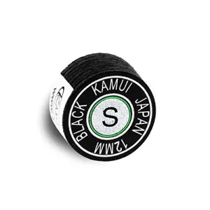 KAMUI Black Laminated Pool Billiard CUE TIP - 1 pc (Soft, 12.5 mm)