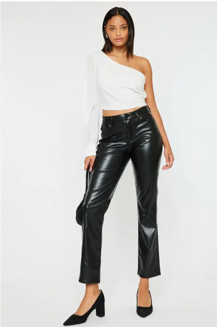 KanCan Vegan Leather Pant