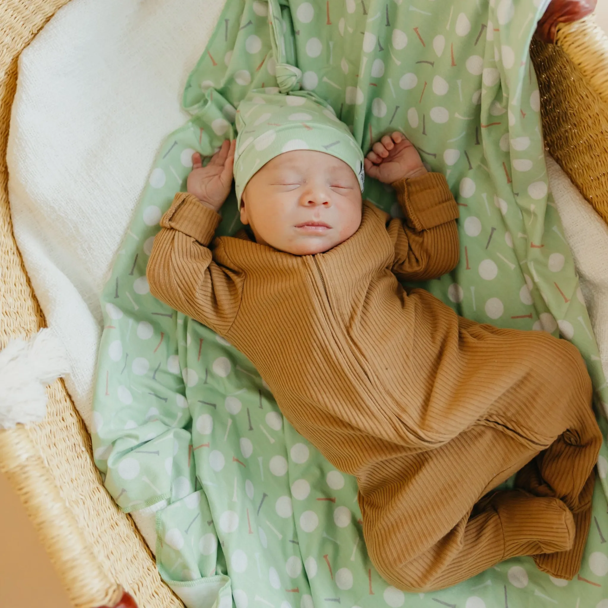 Knit Swaddle Blanket - Bogey