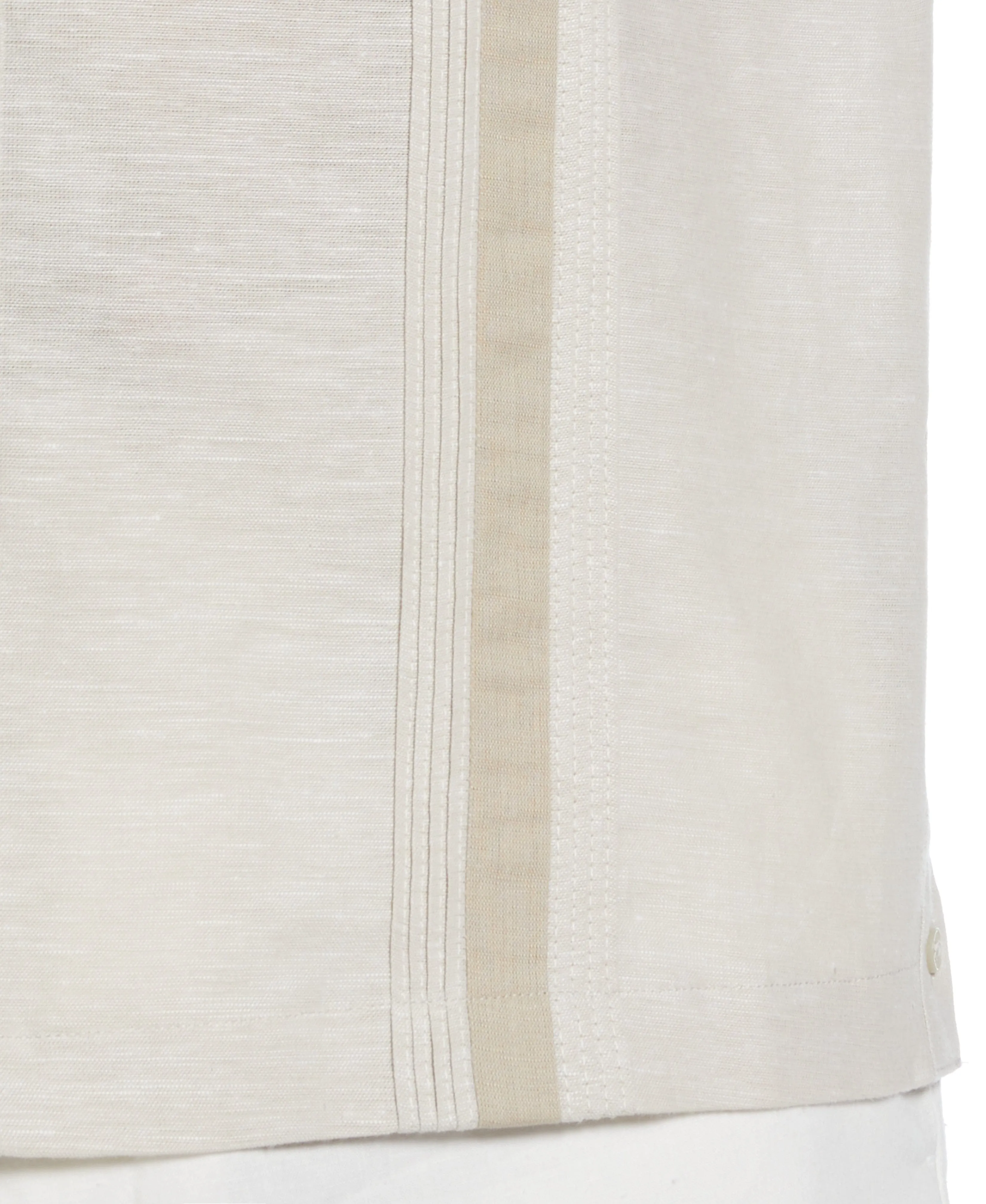 Linen Blend Cross Dye Guayabera Shirt