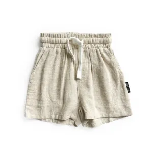 Little Bipsy Linen Shorts - Sand