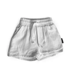 Little Bipsy Linen Shorts - White