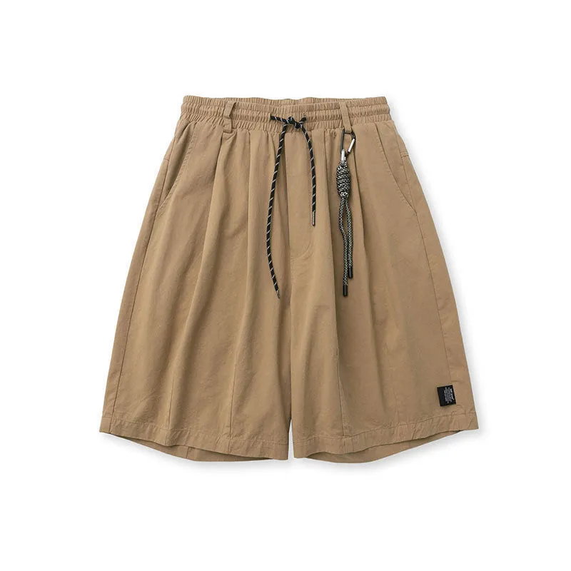 Loose Straight Lantern, Trendy Casual Shorts