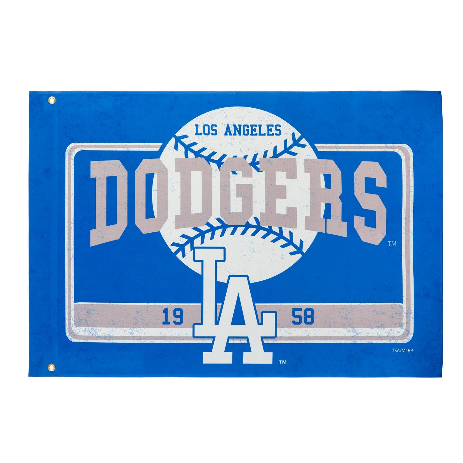 Los Angeles Dodgers, Linen Estate Flag,17l4213