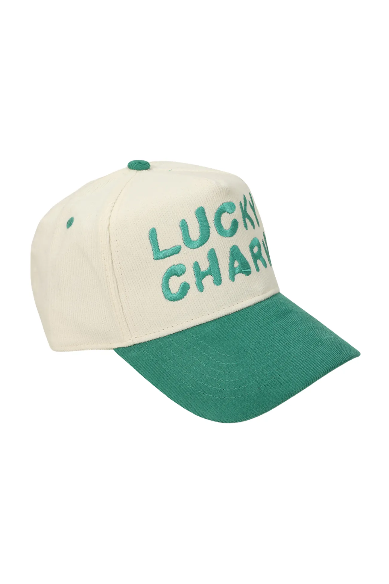 Lucky Stitch Corduroy Cap