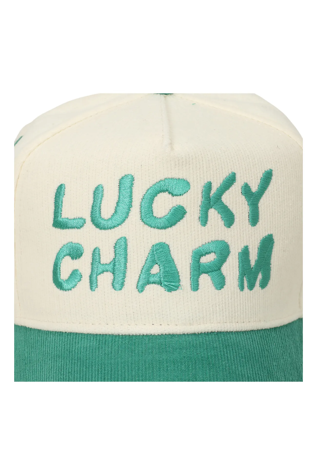 Lucky Stitch Corduroy Cap