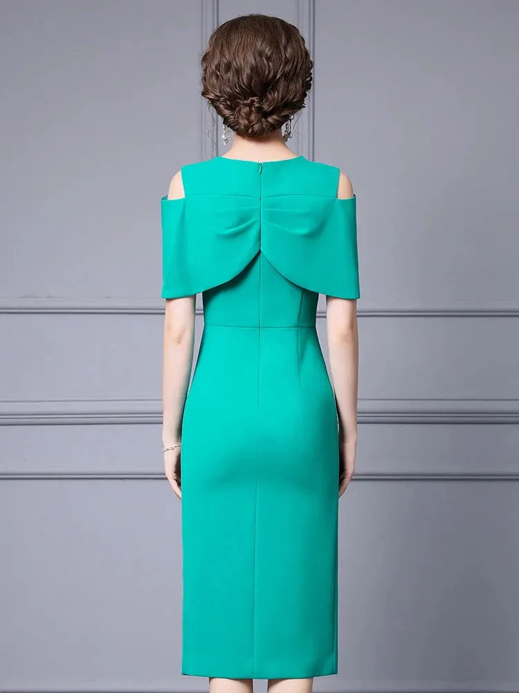 Lyra Empire Slim Casual Style Pencil Dress