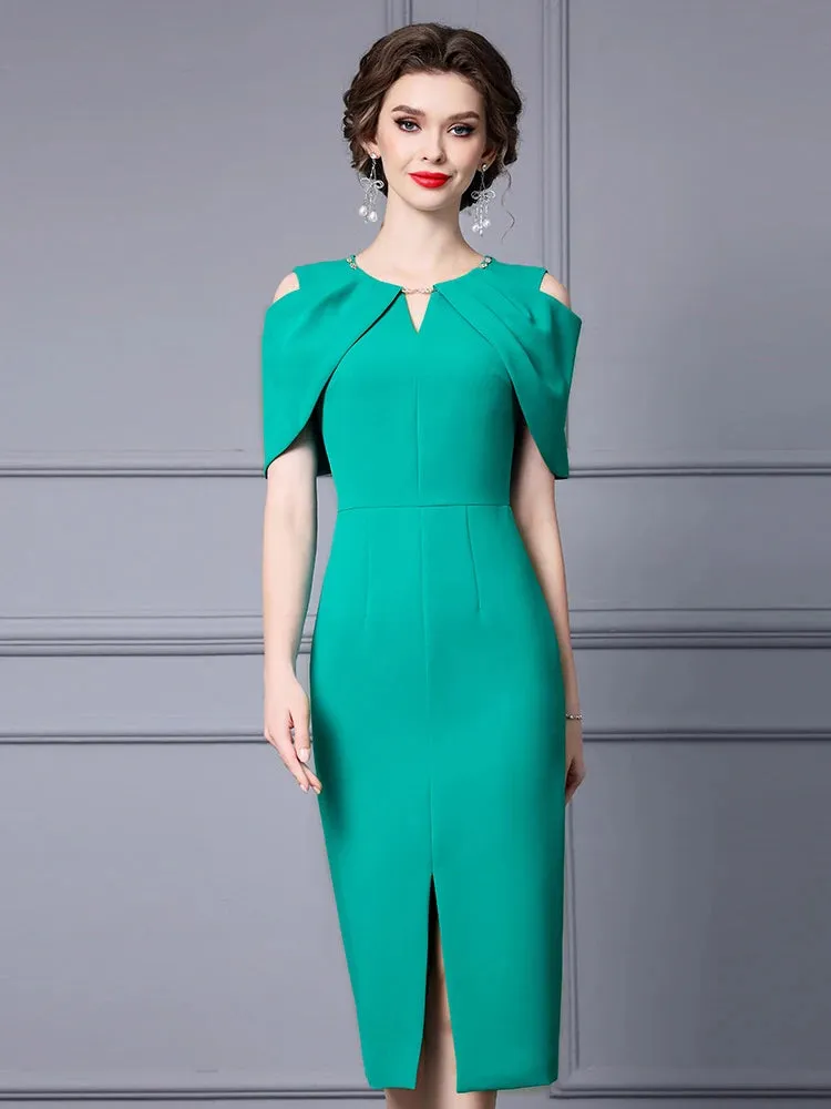 Lyra Empire Slim Casual Style Pencil Dress