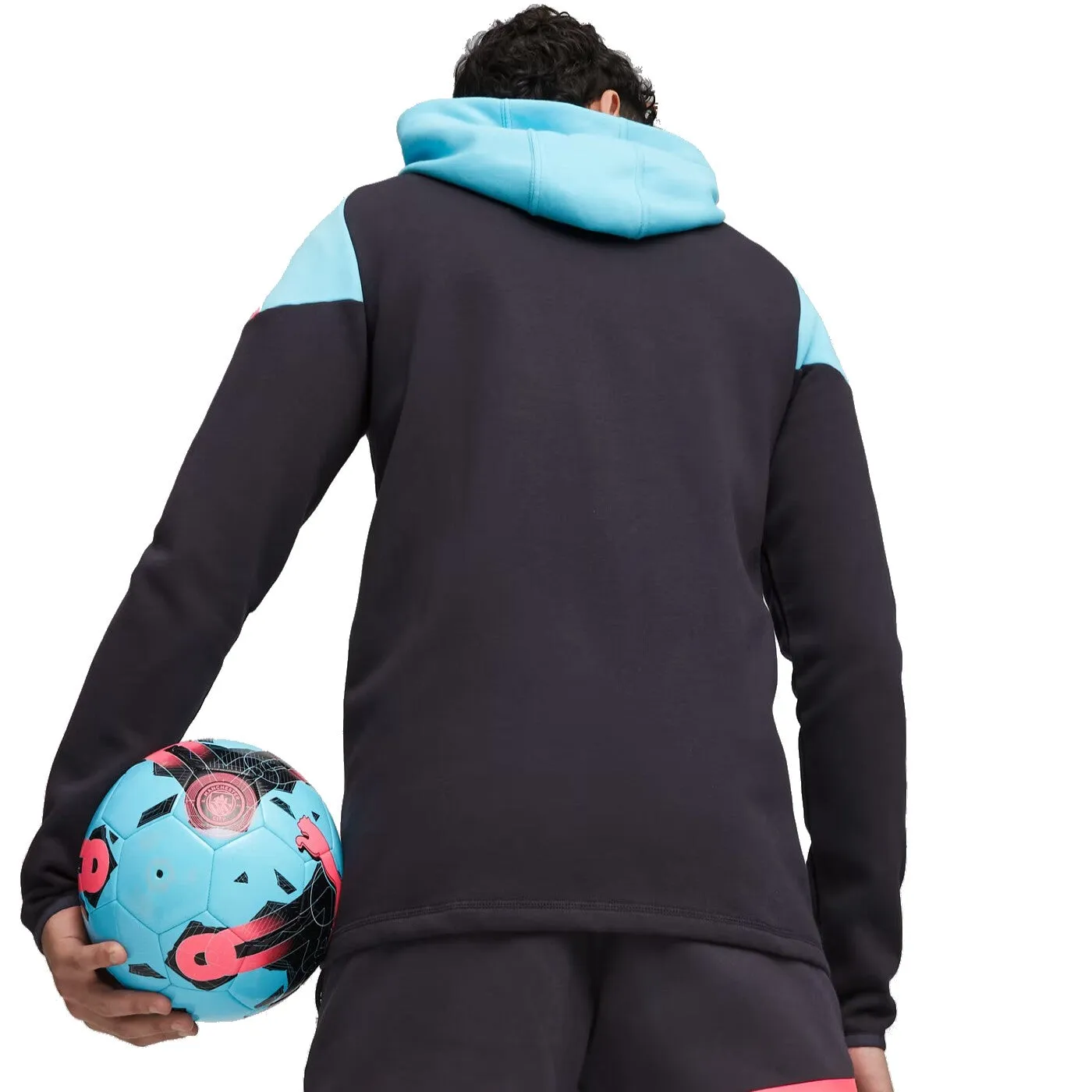 Manchester City black Casual hooded presentation tracksuit 2023/24 - Puma