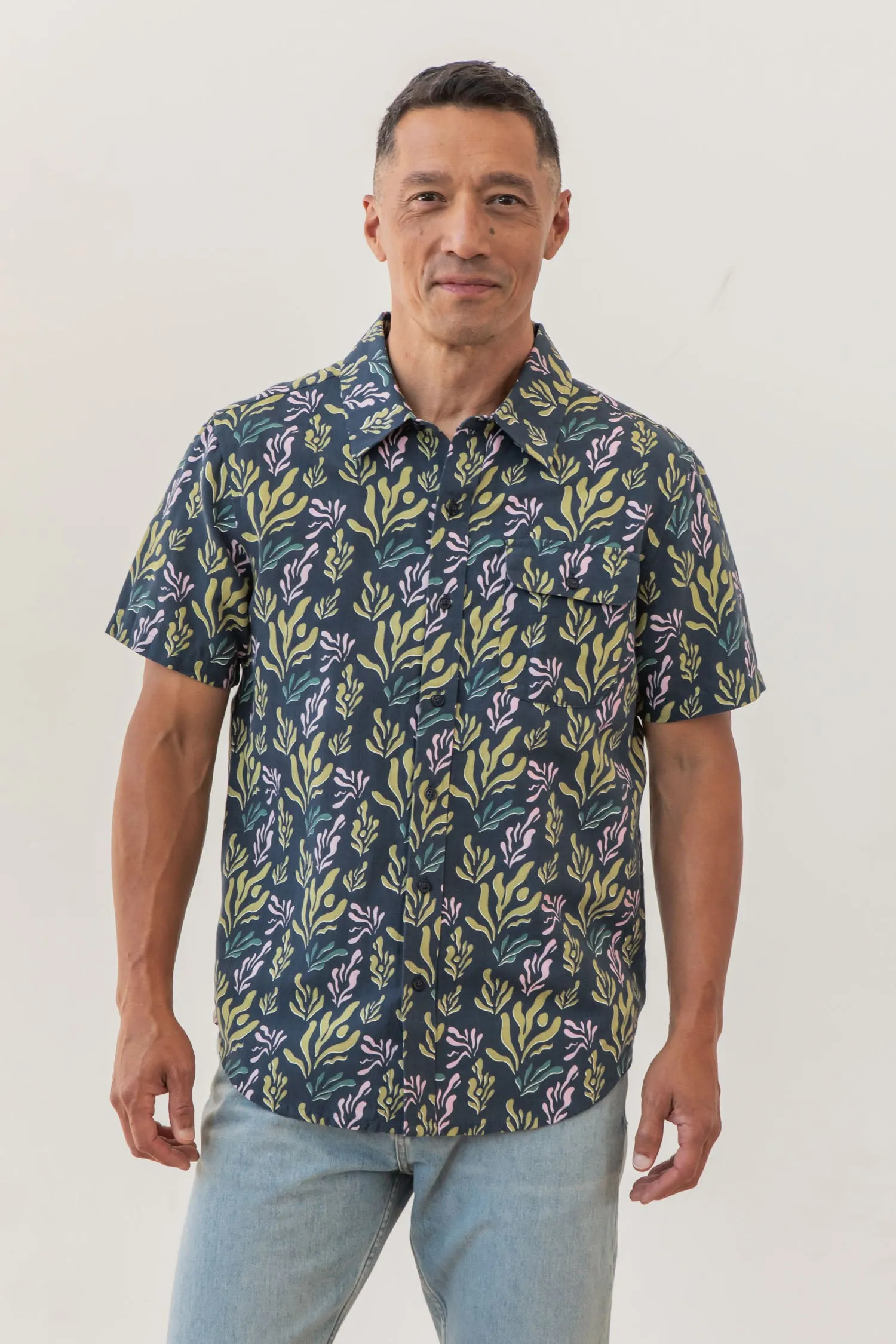 Marten Shirt / Spring Kelp