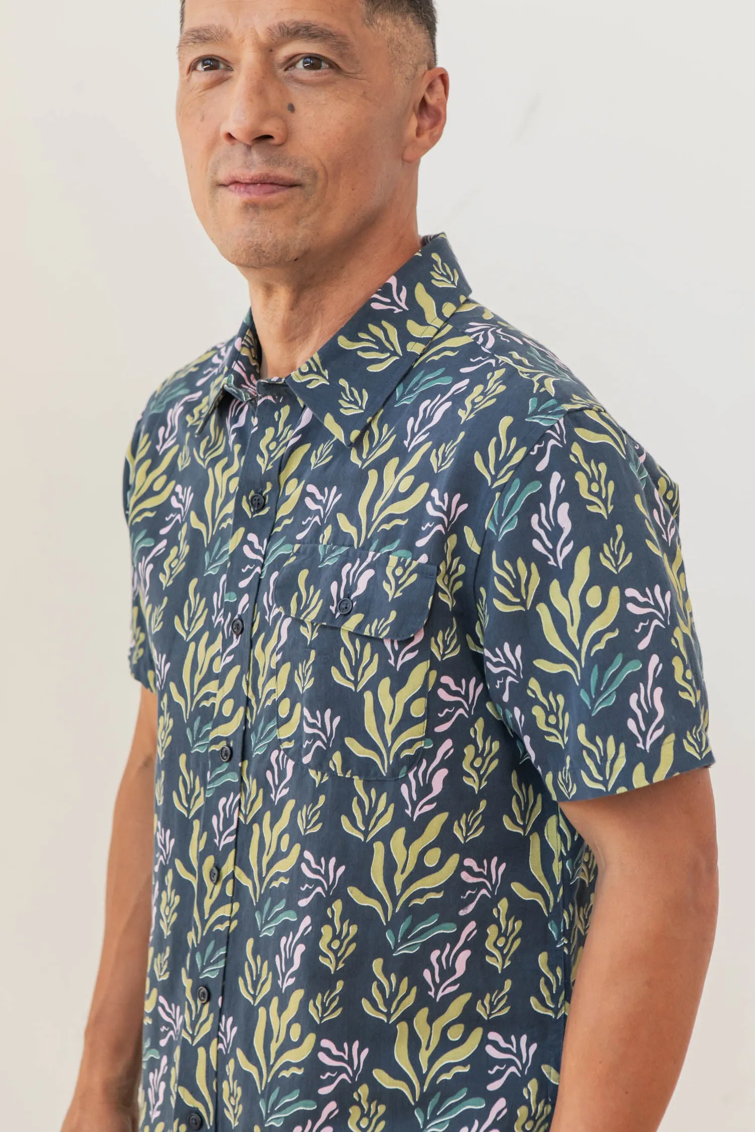 Marten Shirt / Spring Kelp