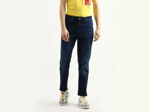 Men Solid Slim Straight Jeans