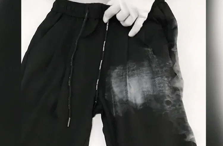Men's Ice Silk Trousers Solid Color Mid-Waist Loose Breathable Straight-Leg Casual Pants Thin Quick-Drying Sports Pants