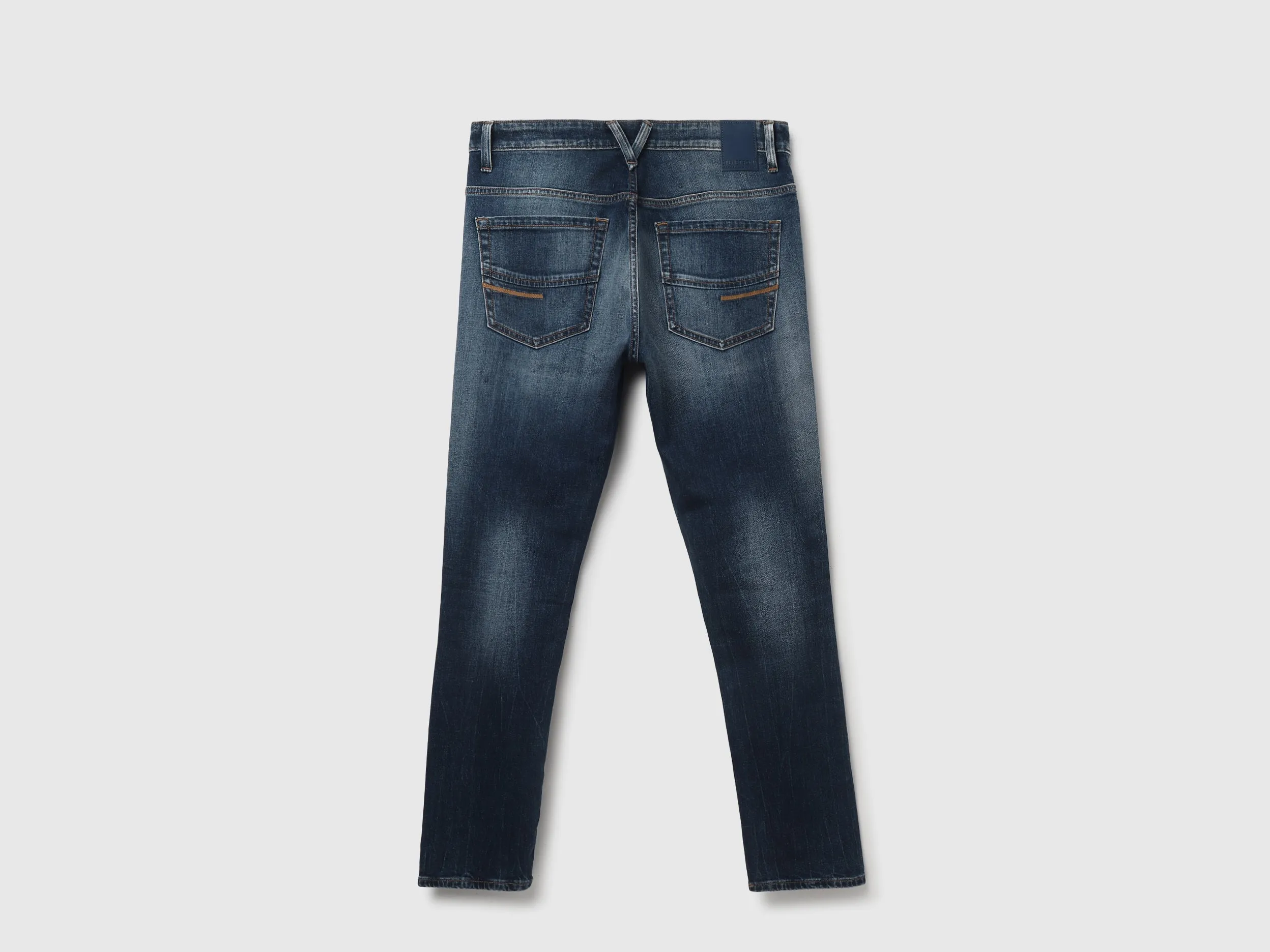 Men's Solid Low Crotch Jeans
