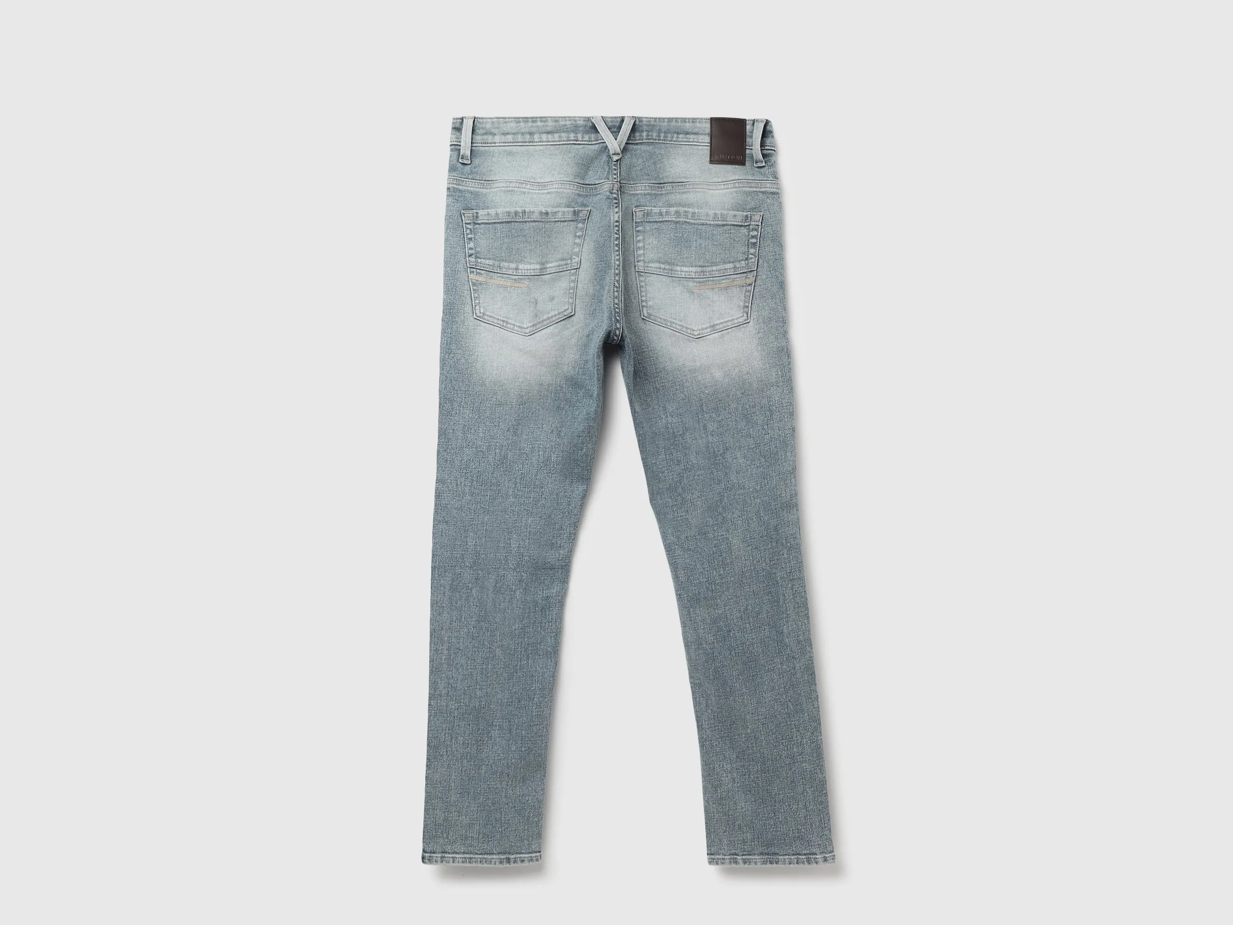 Men's Solid Low Crotch Jeans