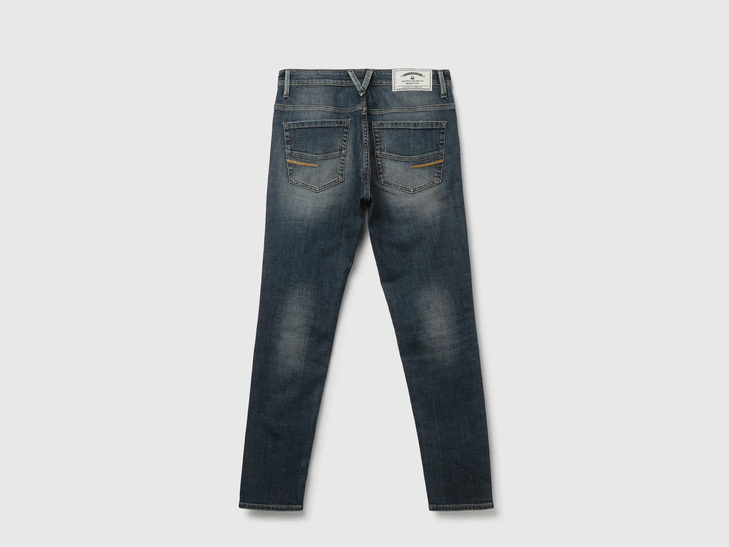 Men's Solid Low Crotch Jeans