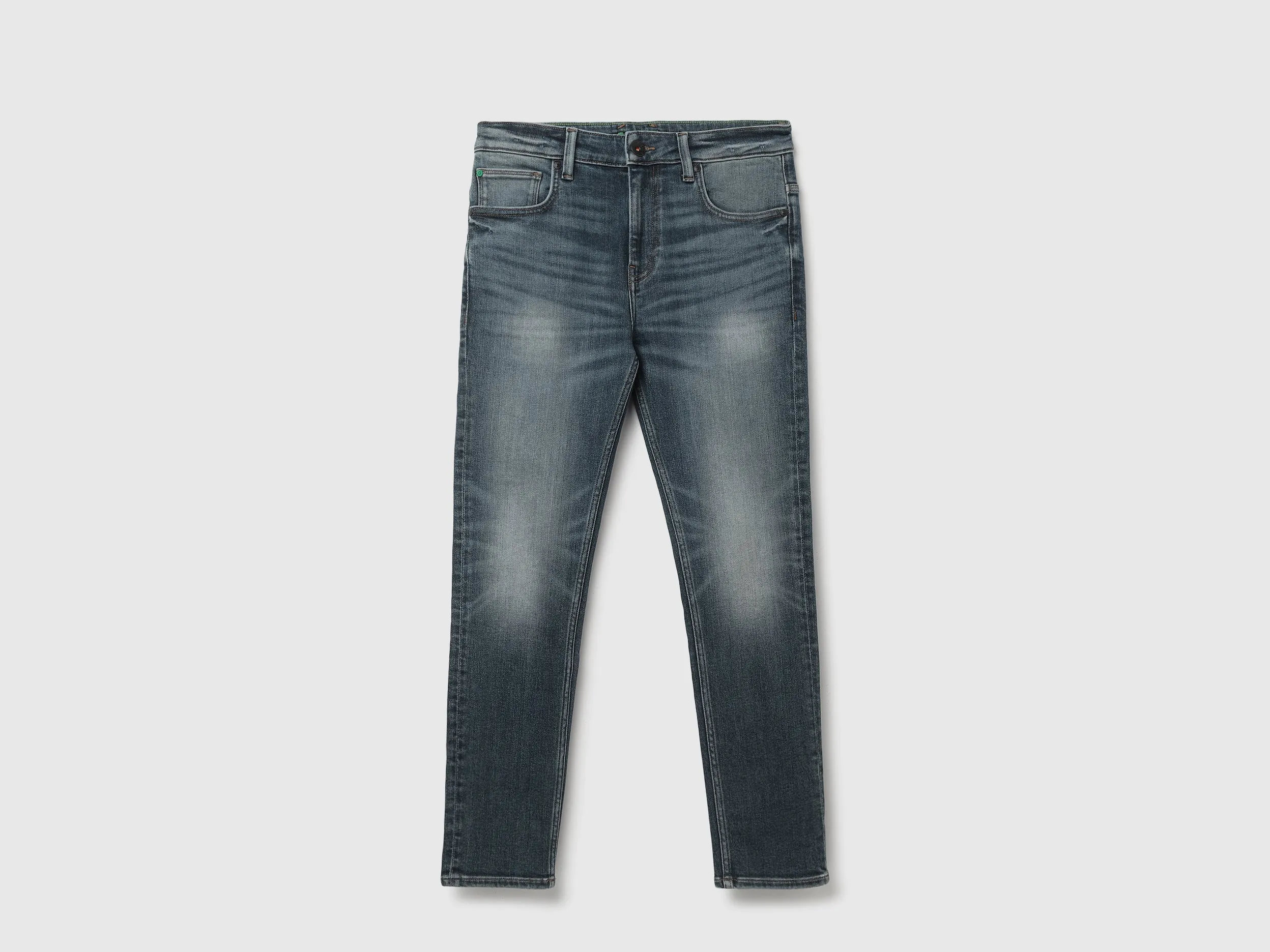 Men's Solid Low Crotch Jeans